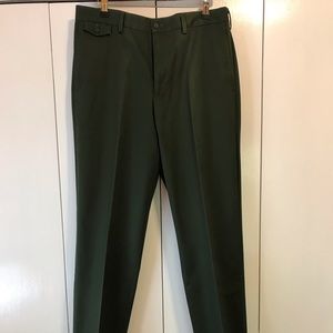 Men’s Forest Green Trousers by Lands End